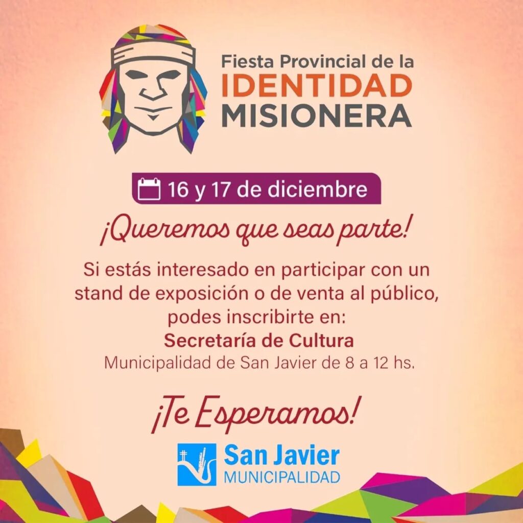 <strong>Confirman la   fecha de realización de la 2da edición de “Fiesta Provincial de la Identidad Misionera” en San Javier</strong> imagen-1