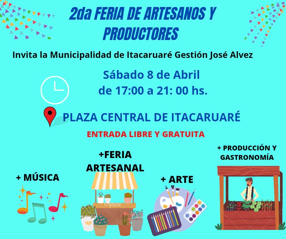 Se Viene La Segunda Feria De Artesanos Y Productores En Itacaruare 5688