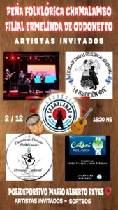 Este sábado llega una nueva Peña folklórica Chamalambo imagen-7