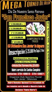 Truco: el sábado 2 de diciembre llega el Mega Torneo del Millón imagen-1