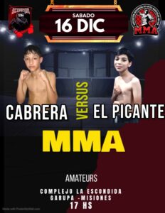 Artes Marciales Mixtas, la Academia RPM cerrará el año participando en dos eventos importantes imagen-7