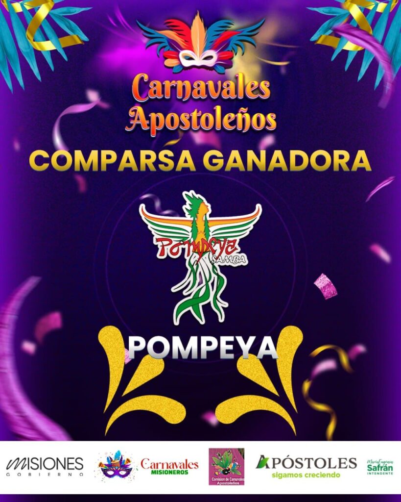 Carnavales Misioneros, Bahiana Samba Show ganó en Concepción de la Sierra y Pompeya triunfó en Apóstoles. imagen-7