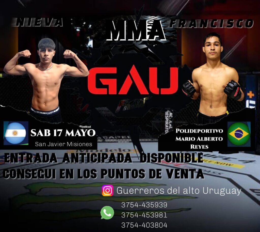 Artes Marciales Mixtas, este 17 de mayo vuelve la jaula a San Javier imagen-7
