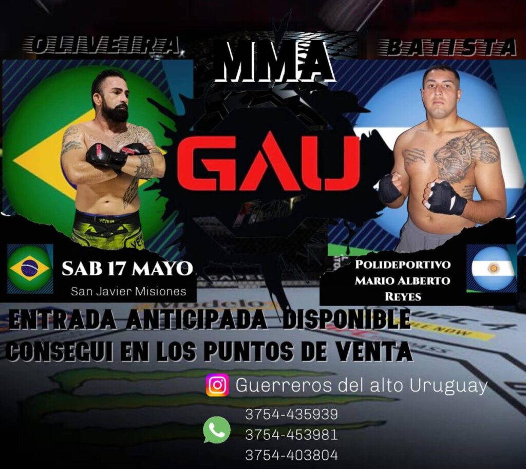 Artes Marciales Mixtas, este 17 de mayo vuelve la jaula a San Javier imagen-11