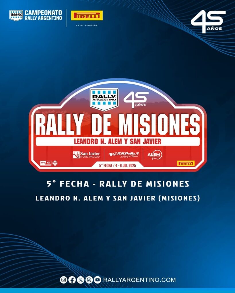 Rally Nacional, ya están definidos los caminos y el recorrido para la quinta fecha imagen-1