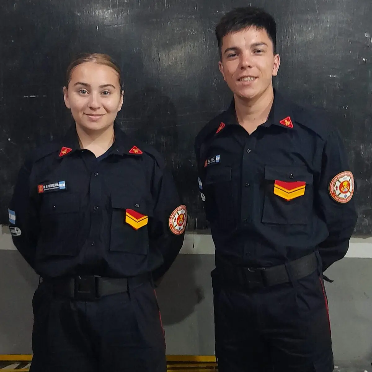 El cuartel de Bomberos Voluntarios de San Javier cuenta con dos nuevos sub oficiales en sus filas. imagen-1
