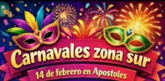 #ModoCarnaval Apóstoles cerró a puro brillo, color y show con el zona sur La Misión Digital imagen-13