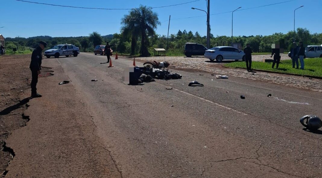 En San Javier dos motociclistas graves tras choque sobre la Ruta Provincial 4 imagen-6
