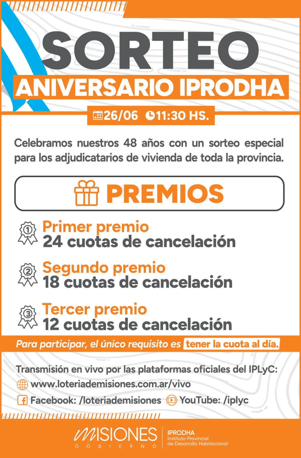 SORTEO ESPECIAL DEL IPRODHA EN SU MES ANIVERSARIO imagen-6